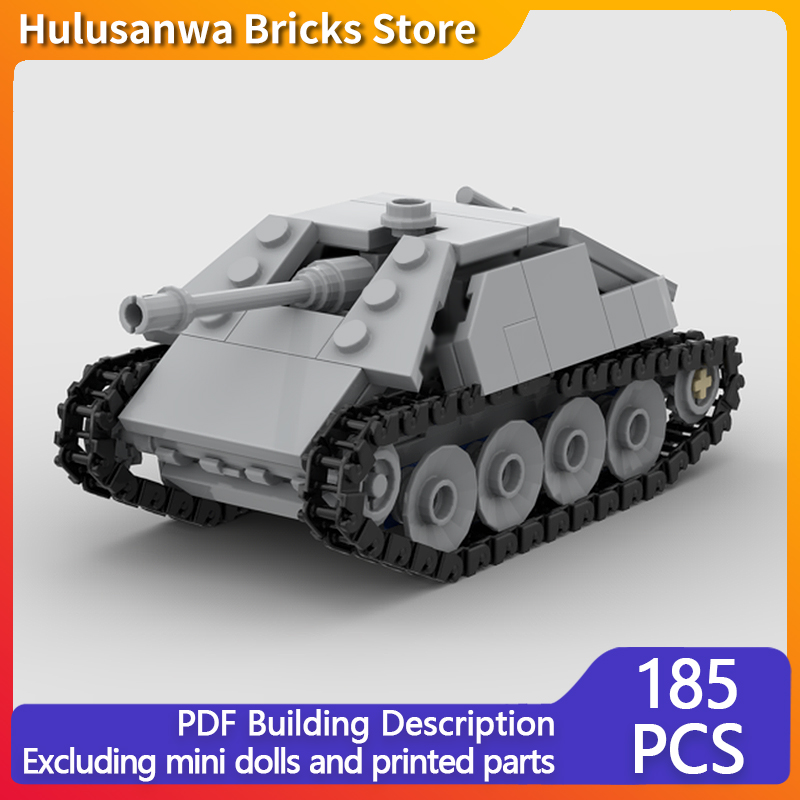 Lego Compatible Military Tank - Tanques Militares Hetzer, Modelo MOC, Bloques
