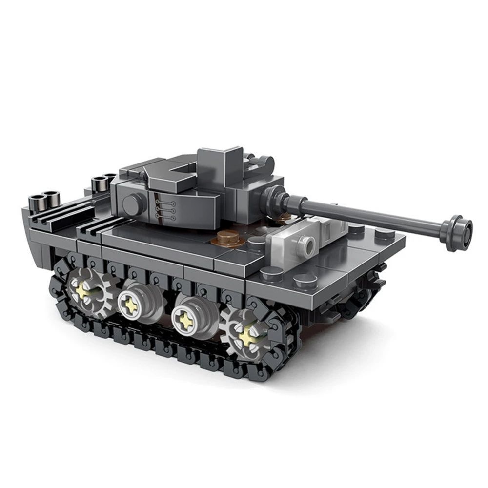 Lego Compatible Military Tank - Modelo DIY del Tanque Pesado King