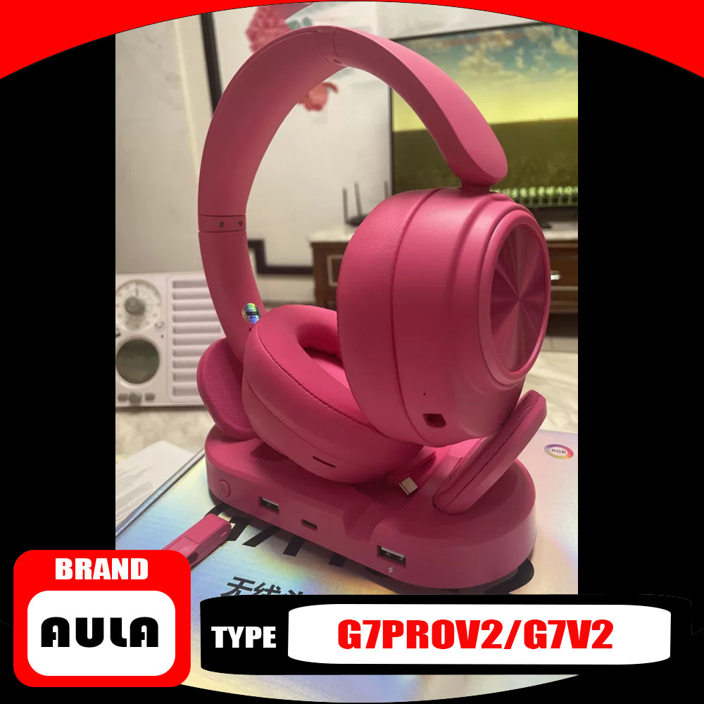 Video Games - Auriculares supraaurales AULA G7 Pro V2,
