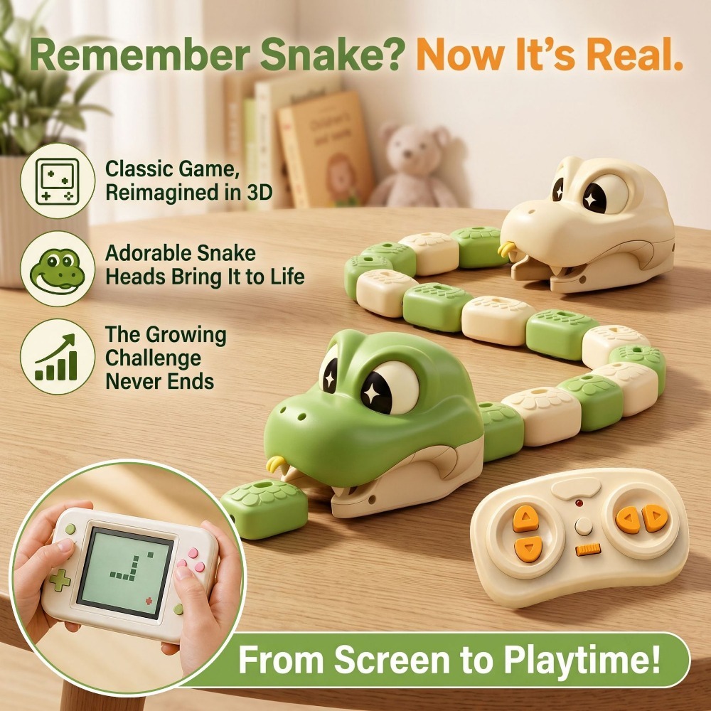 Remote Control Toys - Juguete de Serpiente Magnética con Control