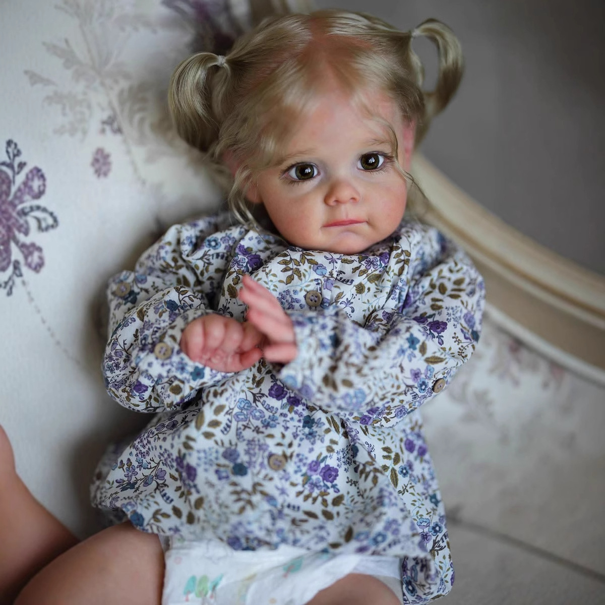 Reborn Baby Doll Silicone Realistic - Muñecas de silicona suaves y adorables,