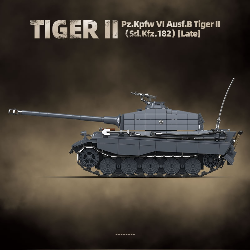 WW2 militar el tanque pesado K - Lego Compatible Military Tank reseña y precio