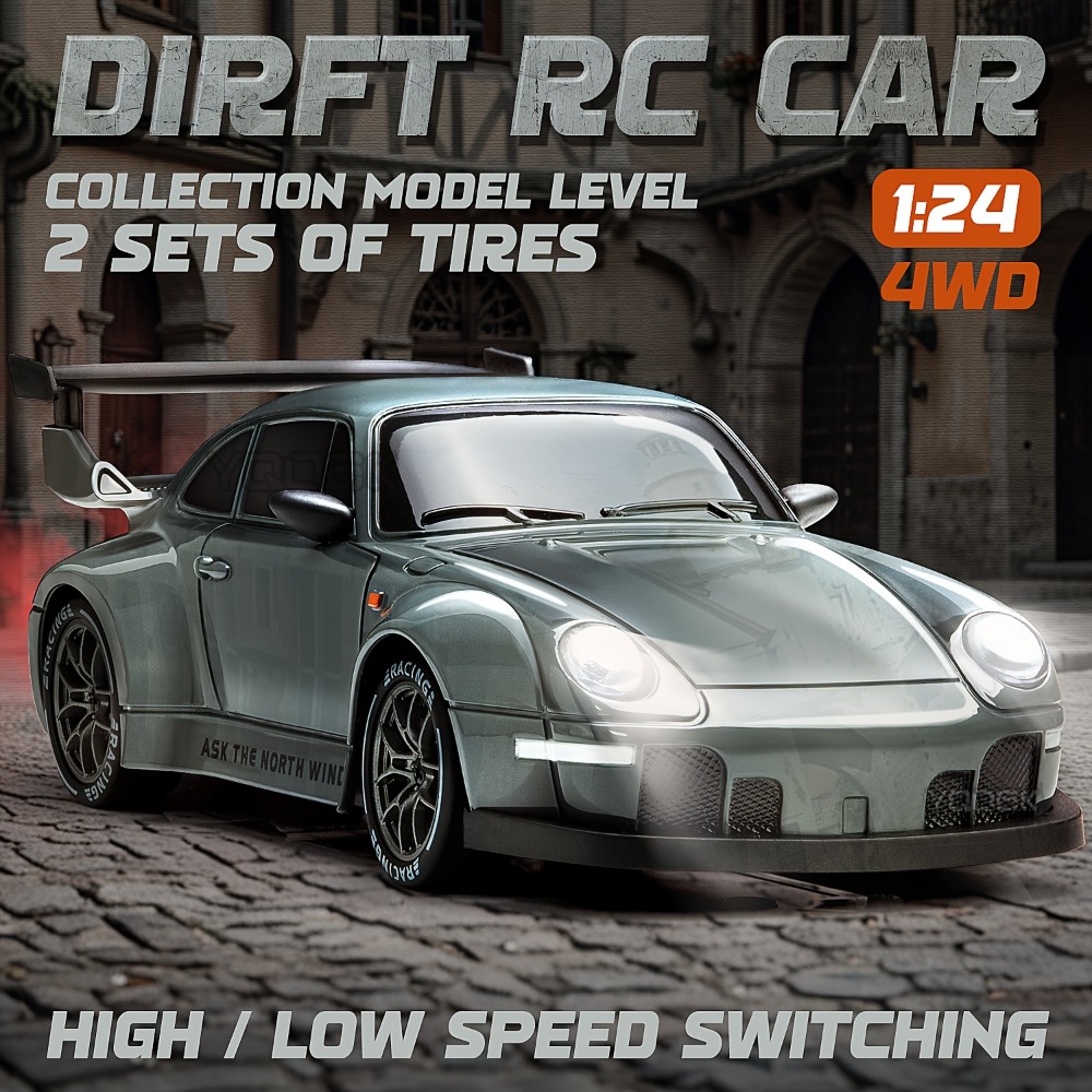 Coche teledirigido de 2,4G RC  - Rc Drift Car 1 24 Scale 4Wd reseña y precio