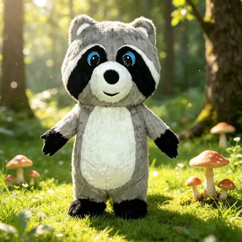 Disfraz de Mascota de Mapache  - Dolls reseña y precio